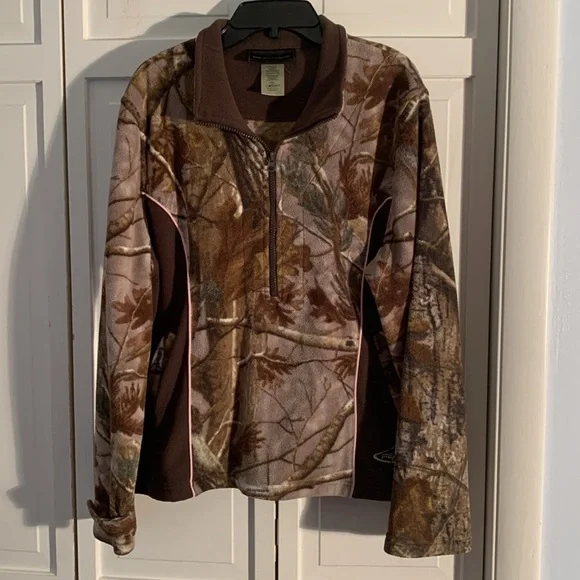 RealTree Ladies Camouflage Fleece Pullover Hoodie - Host Pick - Picture 1 of 10